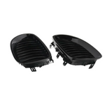 Black front kidney grilles M5 Competition-look for BMW 5 Series E60 (2003 to 2010) BMW Euro Premium Parts