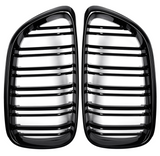 BMW 2 Series F22 black front kidney grilles (2014 to 2022) BMW Euro Premium Parts