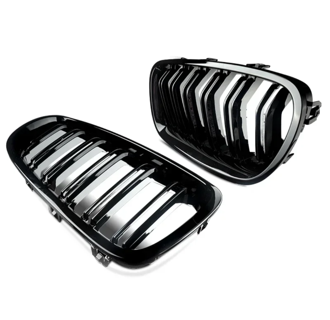 Black Front Grilles for BMW 5 Series F10 F11 (2010 to 2017) BMW Euro Premium Parts