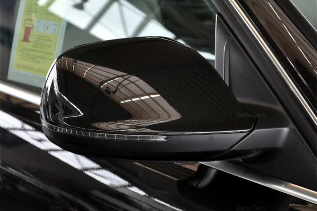 Glossy black mirror caps for Audi Q5 (2008 to 2017)