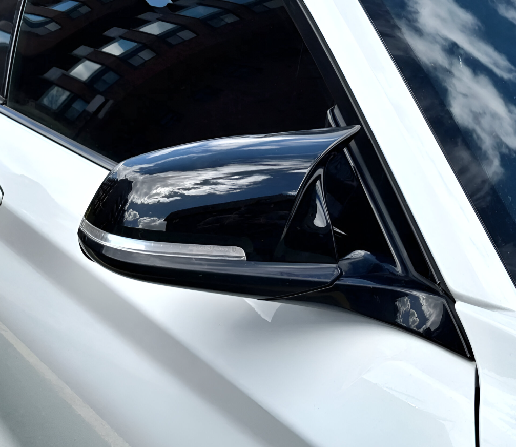 BMW M2 Competition-look glossy black mirrors for BMW 2 Series F22 and M2 F87 (2014 to 2021) BMW Euro Premium Parts
