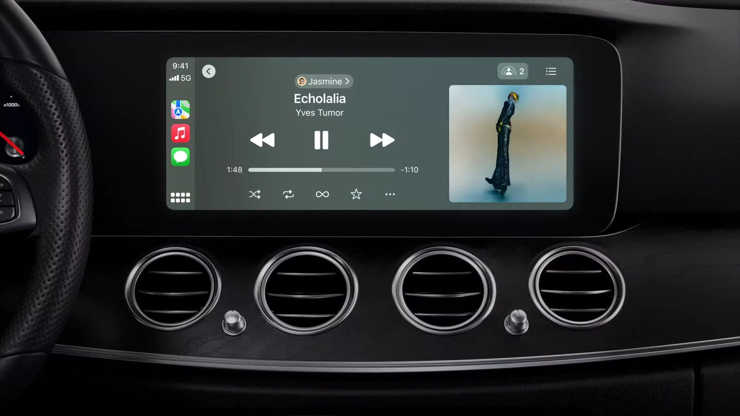 Wireless Apple CarPlay/AndroidAuto retrofit kit for Mercedes S-Class W221 (2006-2012)