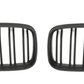 Black Front Kidney Grilles M3-look for BMW 3 Series E90 E91 (2006 to 2012)