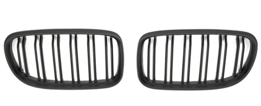Black Front Kidney Grilles M3-look for BMW 3 Series E90 E91 (2006 to 2012)