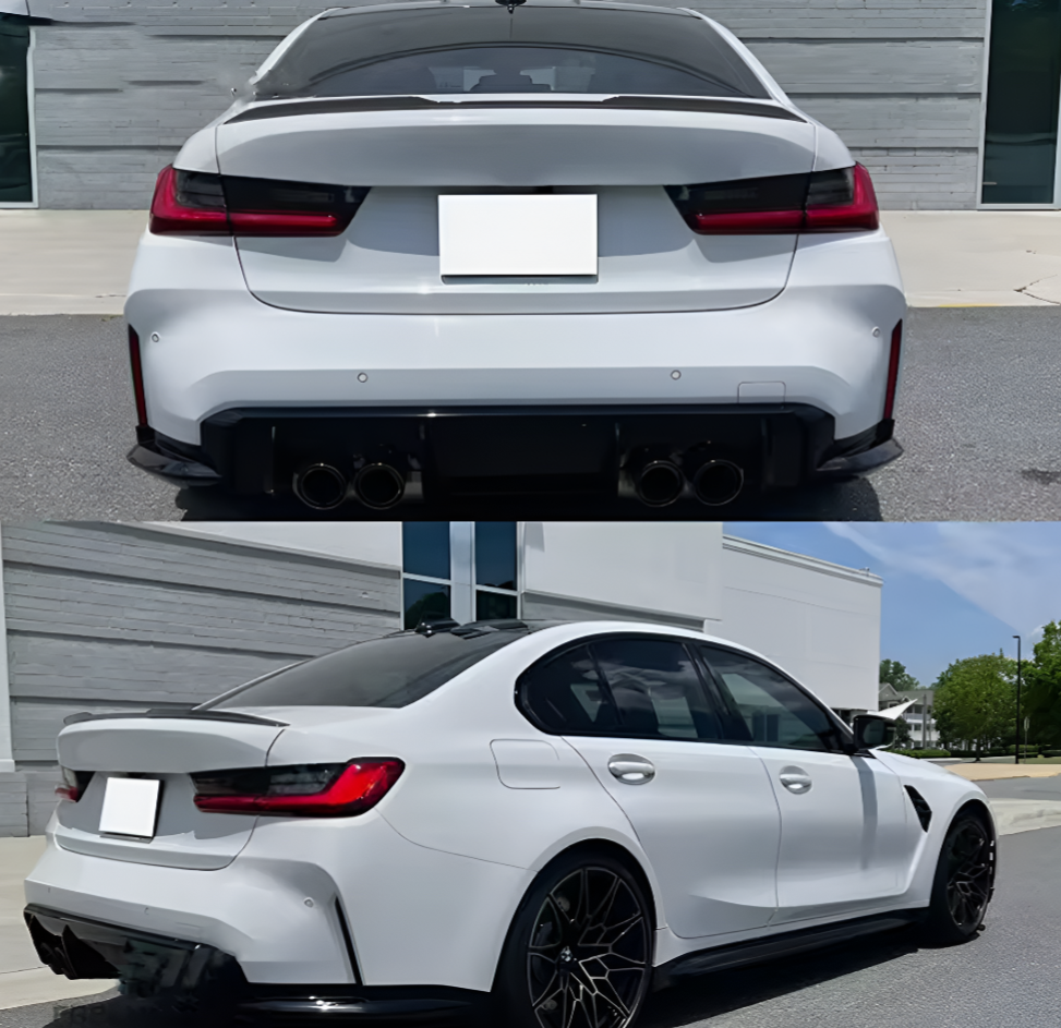 Rear Trunk Spoiler for BMW 3 Series G20/M3 G80 Sedan (2019 to 2025) BMW Euro Premium Parts