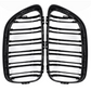 BMW 2 Series F22 black front kidney grilles (2014 to 2022)