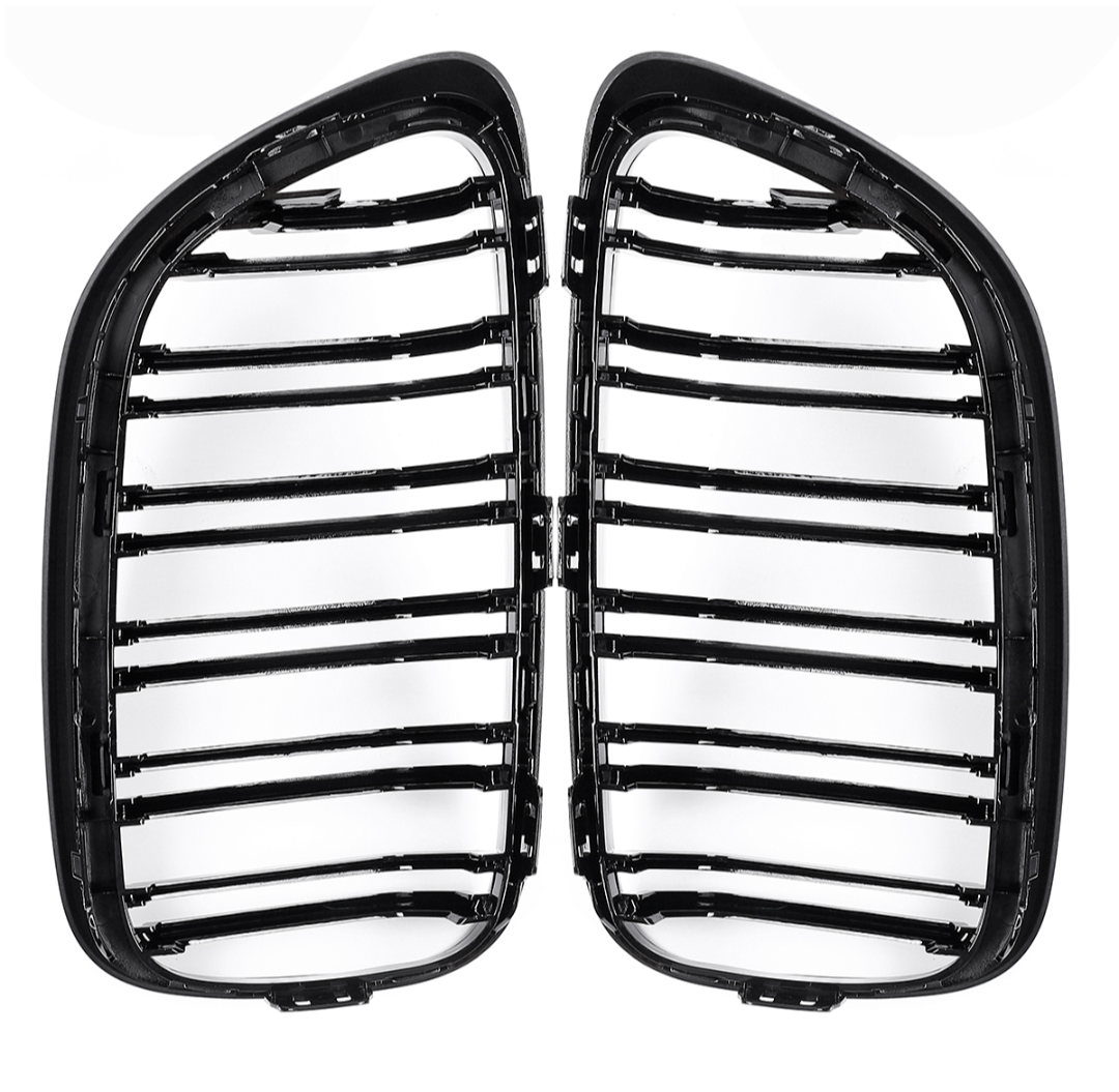 BMW 2 Series F22 black front kidney grilles (2014 to 2022) BMW Euro Premium Parts