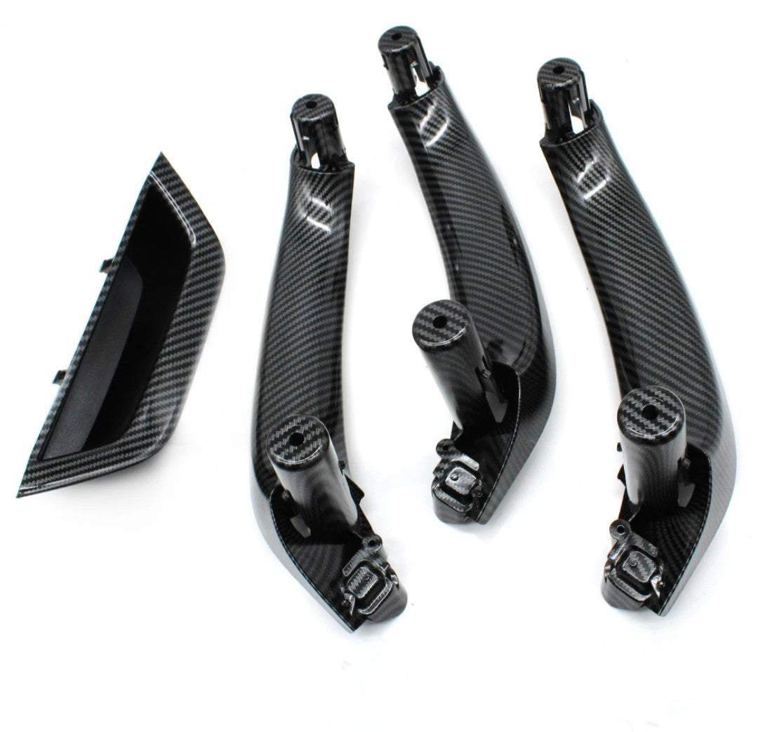 Replacement interior door handles for BMW X3 F25 (2010 - 2017) BMW Euro Premium Parts All 4 door handles Carbon look