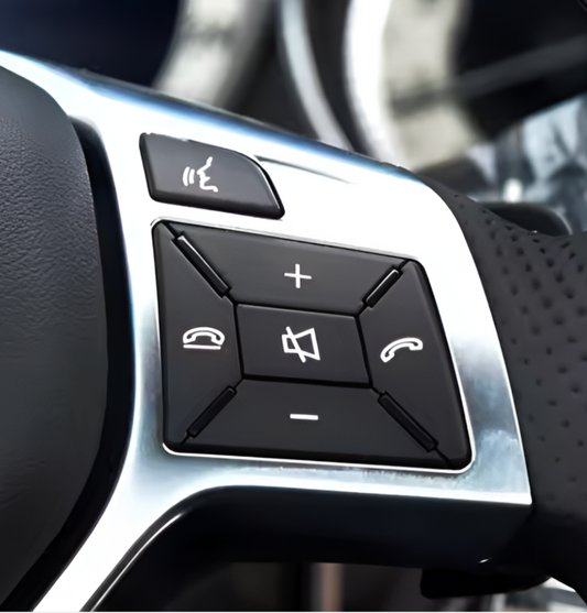 Mercedes-Benz E-Class W212 Multifunction steering wheel buttons replacement (2009 - 2016)