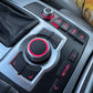 Set of Volume and MMI Knobs/Buttons for Audi A6 S6 RS6 C6 (2004–2011)