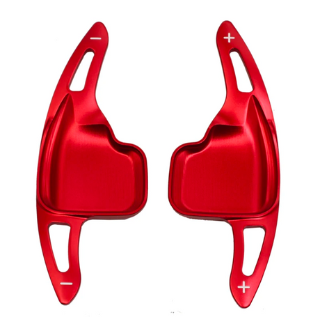 Aluminum Paddle Shifters for BMW X5 F15 (2013 to 2017) BMW Euro Premium Parts Paddle extensions Red