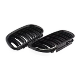 Black Front Kidney Grilles for BMW 3 Series and M3 E46 (1997 to 2005) BMW Euro Premium Parts