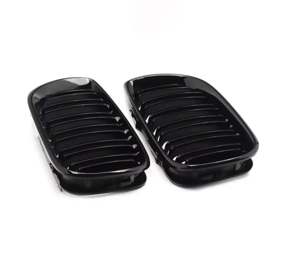 Black Front Kidney Grilles for BMW 3 Series and M3 E46 (1997 to 2005) BMW Euro Premium Parts