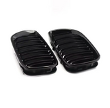 Black Front Kidney Grilles for BMW 3 Series and M3 E46 (1997 to 2005) BMW Euro Premium Parts