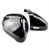 Glossy black mirror caps for Audi A5 B9 (2017 to 2024) Audi Euro Premium Parts With side assist
