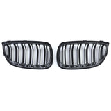 Black Front Kidney Grilles M3-look for BMW 3 Series Coupe E92 E93 (2007 to 2014) BMW Euro Premium Parts