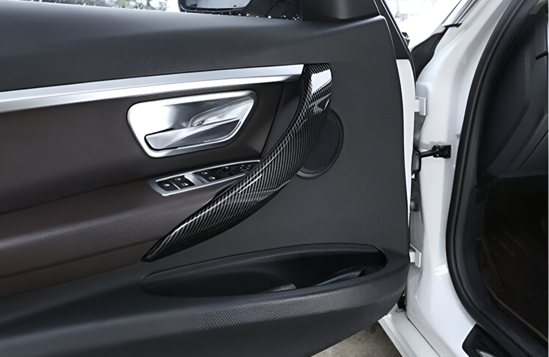 Carbon fiber door handle trims for BMW 4 Series F32 and M4 F82 (2013 to 2020)