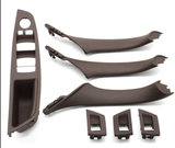 Replacement driver door handle for BMW 5 Series F10 (2010 - 2017) BMW Euro Premium Parts All 4 door handles Mocha brown With folding mirror hole