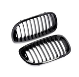 Black Front Kidney Grilles for BMW 3 Series and M3 E46 (1997 to 2005) BMW Euro Premium Parts