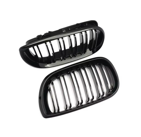 Black Front Kidney Grilles for BMW 3 Series and M3 E46 (1997 to 2005) BMW Euro Premium Parts
