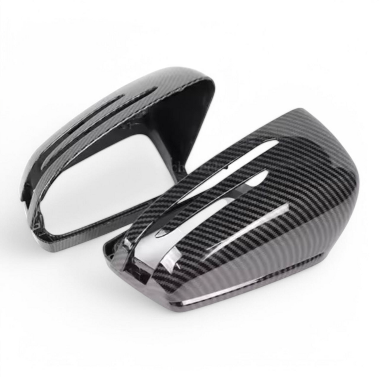 Carbon look mirror caps for Mercedes GLA X156 (2014 to 2018) Mercedes-Benz Euro Premium Parts