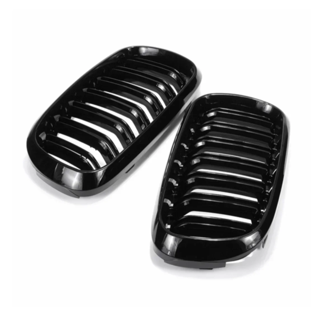 BMW X6 F16 Black Front Kidney Grill (2014 to 2018)