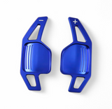Performance steering wheel paddle shifters for Audi A6 and S6 C6 (2004 - 2011) Audi Euro Premium Parts Blue