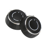 Set of 2 Volume and PCM Media Control Knobs for Porsche 911 (991) - 2011 to 2018 Euro Premium Parts