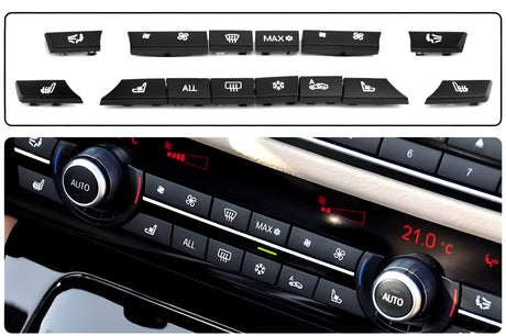 Set of climate control buttons for BMW 5 Series and M5 F10 (2010 to 2017) BMW Euro Premium Parts Variant E