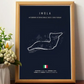 Car poster track of Imola, Italy | Wall art for your interior decoration