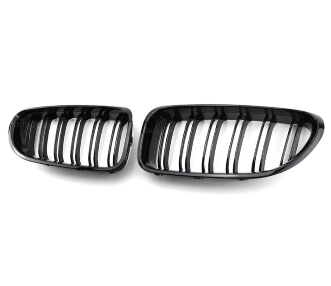 Black Front Kidney Grilles M6 Competition-look for BMW 6 Series F06 F12 F13 (2010 to 2018) BMW Euro Premium Parts