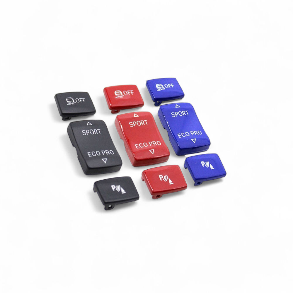Driving Mode and Parking Sensors Performance Red Blue Black Buttons for BMW 2 Series F22/M2 F87 - 2013 to 2021