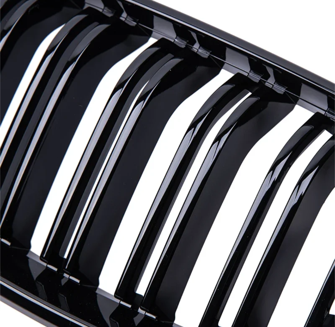 BMW 2 Series F22 black front kidney grilles (2014 to 2022) BMW Euro Premium Parts