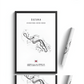F1 car poster track of Suzuka, Japan | Wall art for your interior decoration