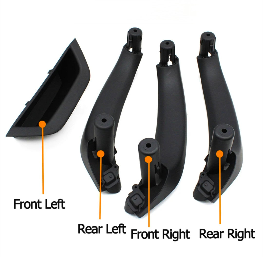 Replacement interior door handles for BMW X3 F25 (2010 - 2017) BMW Euro Premium Parts All 4 door handles Black