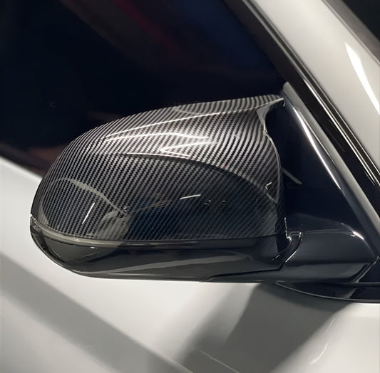 BMW M-look Carbon Fiber Mirror Caps for BMW X6 G06 - 2019 to 2023