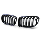 Black Front Kidney Grilles M3-look for BMW 3 Series E90 E91 (2006 to 2012) BMW Euro Premium Parts