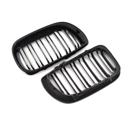 Black Front Kidney Grilles for BMW 3 Series and M3 E46 (1997 to 2005) BMW Euro Premium Parts