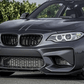 BMW 2 Series F22 black front kidney grilles (2014 to 2022)