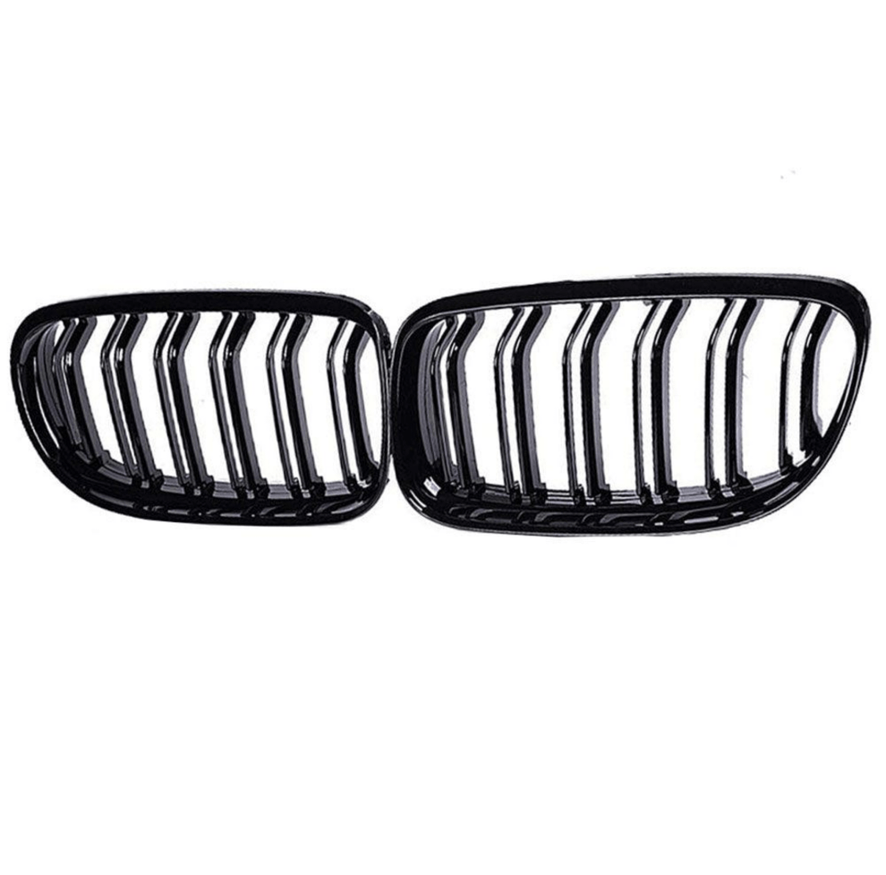 Black Front Kidney Grilles M3-look for BMW 3 Series E90 E91 (2006 to 2012)