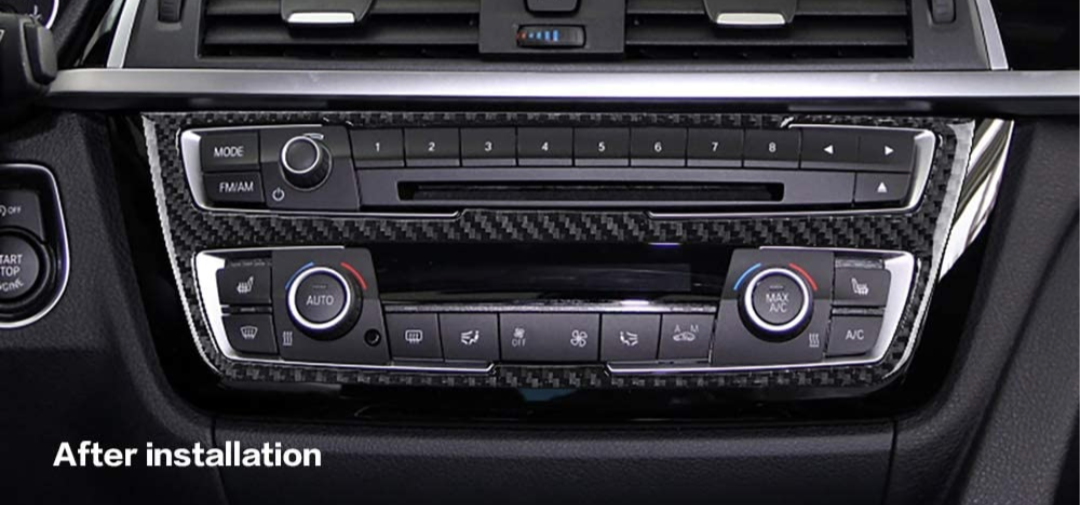 BMW 3 Series F30 Carbon fiber interior trim - 2011 to 2020