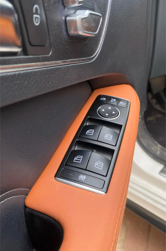 Set of 4 window switch buttons for Mercedes E-Class W212 (2009 - 2016)