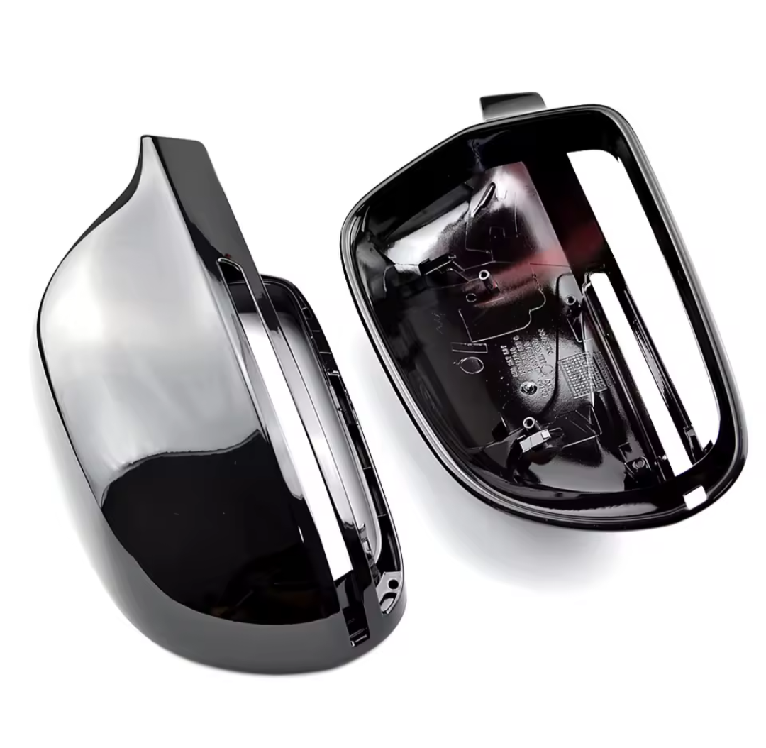 Glossy black mirror caps for Audi A4 B8 and B8.5 (2007 to 2016) Audi Euro Premium Parts