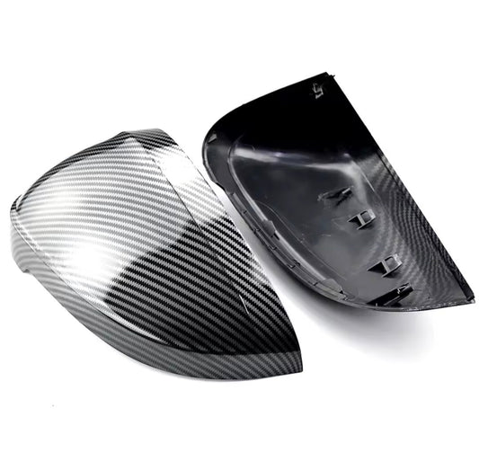 Carbon look mirror caps for Audi A4 B9 (2015 to 2024)