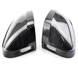 Carbon look mirror caps for Audi A5 B9 (2017 to 2024) Audi Euro Premium Parts With side assist