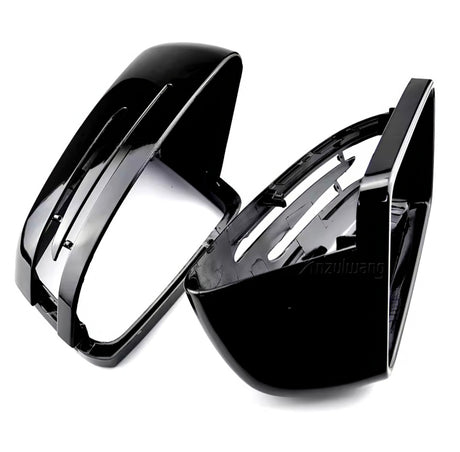 Glossy black mirror caps for Mercedes C-Class W204 (2007 to 2014) Mercedes-Benz Euro Premium Parts