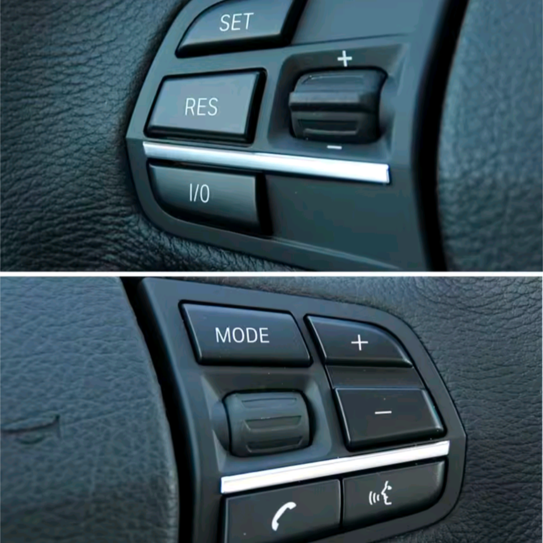 Multifunction Steering Wheel Buttons and Knobs for BMW X1 F49 (2016 to 2019) BMW Euro Premium Parts Standard Steering Wheel Set of 2 knobs