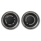 Set of 2 Volume and PCM Media Control Knobs for Porsche 911 (991) - 2011 to 2018