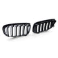Black Front Kidney Grilles M3-look for BMW 3 Series E90 E91 (2006 to 2012)