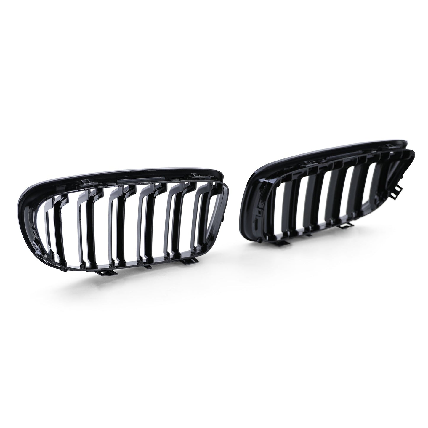 Black Front Kidney Grilles M3-look for BMW 3 Series E90 E91 (2006 to 2012)